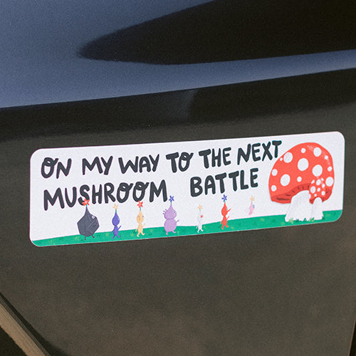Mushroom Battle Bumper Sticker