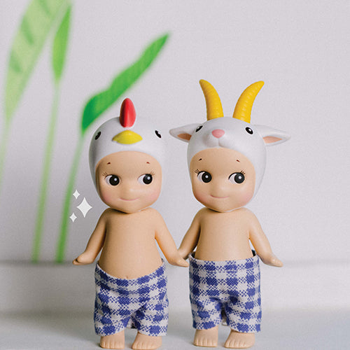 Blue Gingham Doll Pants