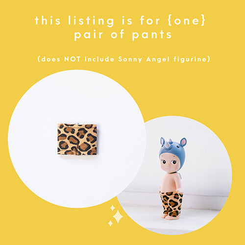 Cheetah Print Doll Pants