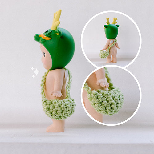 Pale Green Doll Purse - Large