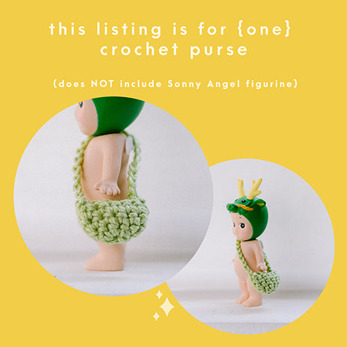 Pale Green Doll Purse - Large