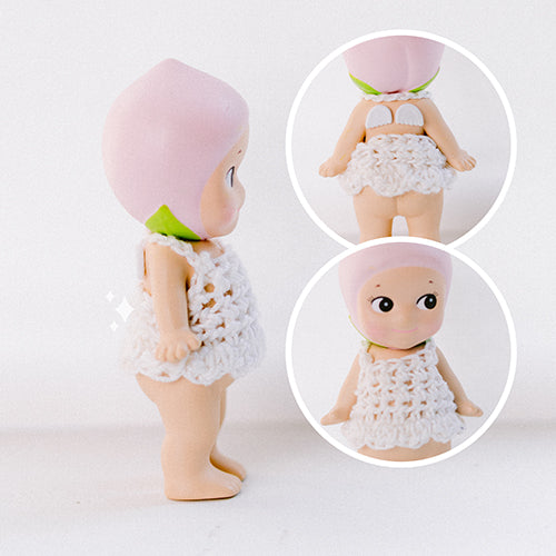 White Scalloped Doll Halter Top